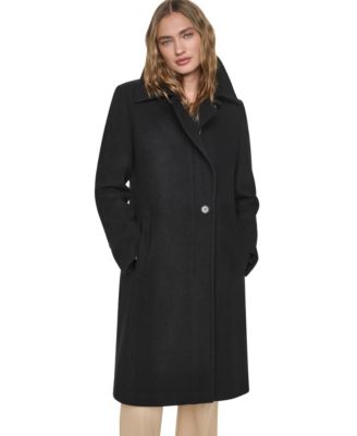 Women's Faux-Shaggy Collar Coat