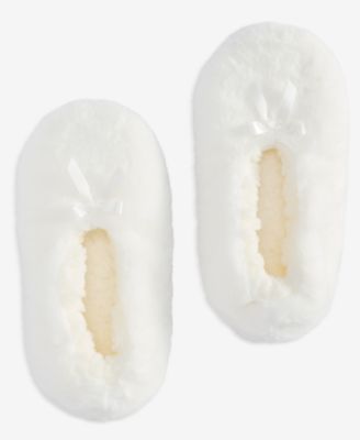 Women's Faux-Fur Ped Slipper Socks