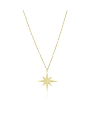 Starburst Necklace 14K Gold Plated Sterling Silver