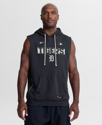 Men's Navy Detroit Tigers Authentic Collection Standard Issue Dri-FIT Sleeveless Hoodie