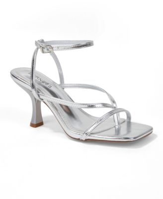 Women's Nalani Strappy Ankle Strap Heeled Thong Sandals