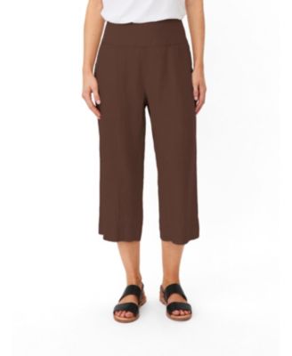 Women's Mapallas Linen Cropped Trousers