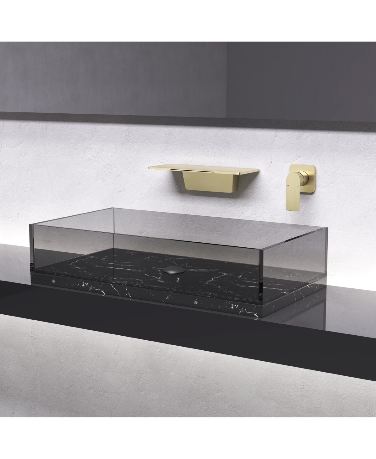 Phying Waterfall Bathroom Sink Faucet