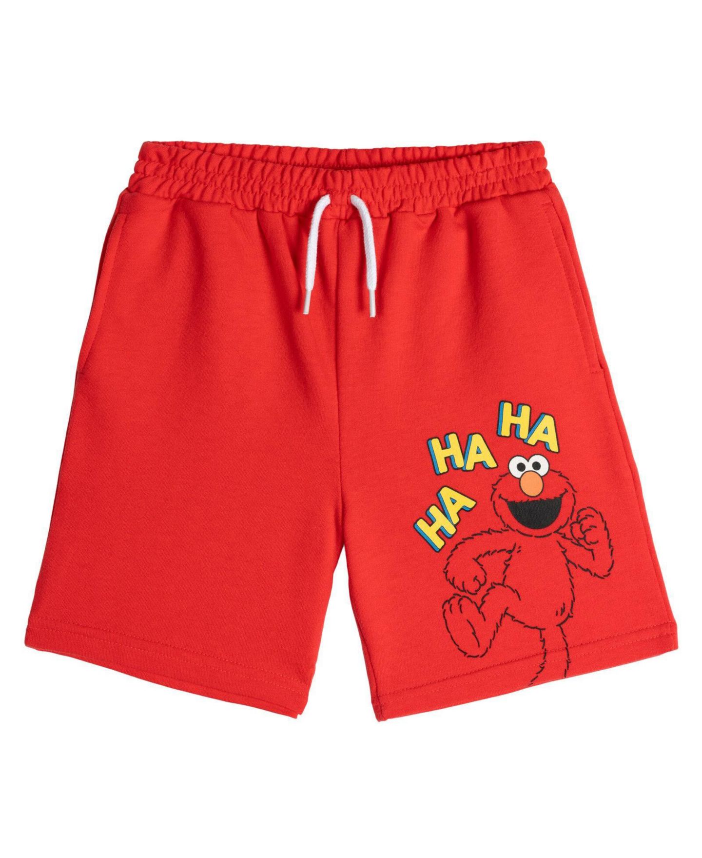 Шорты Sesame Street 3-Pack Athletic French Terry Shorts для мальчиков-малышей, цвет: Красный синий серый — фото 2