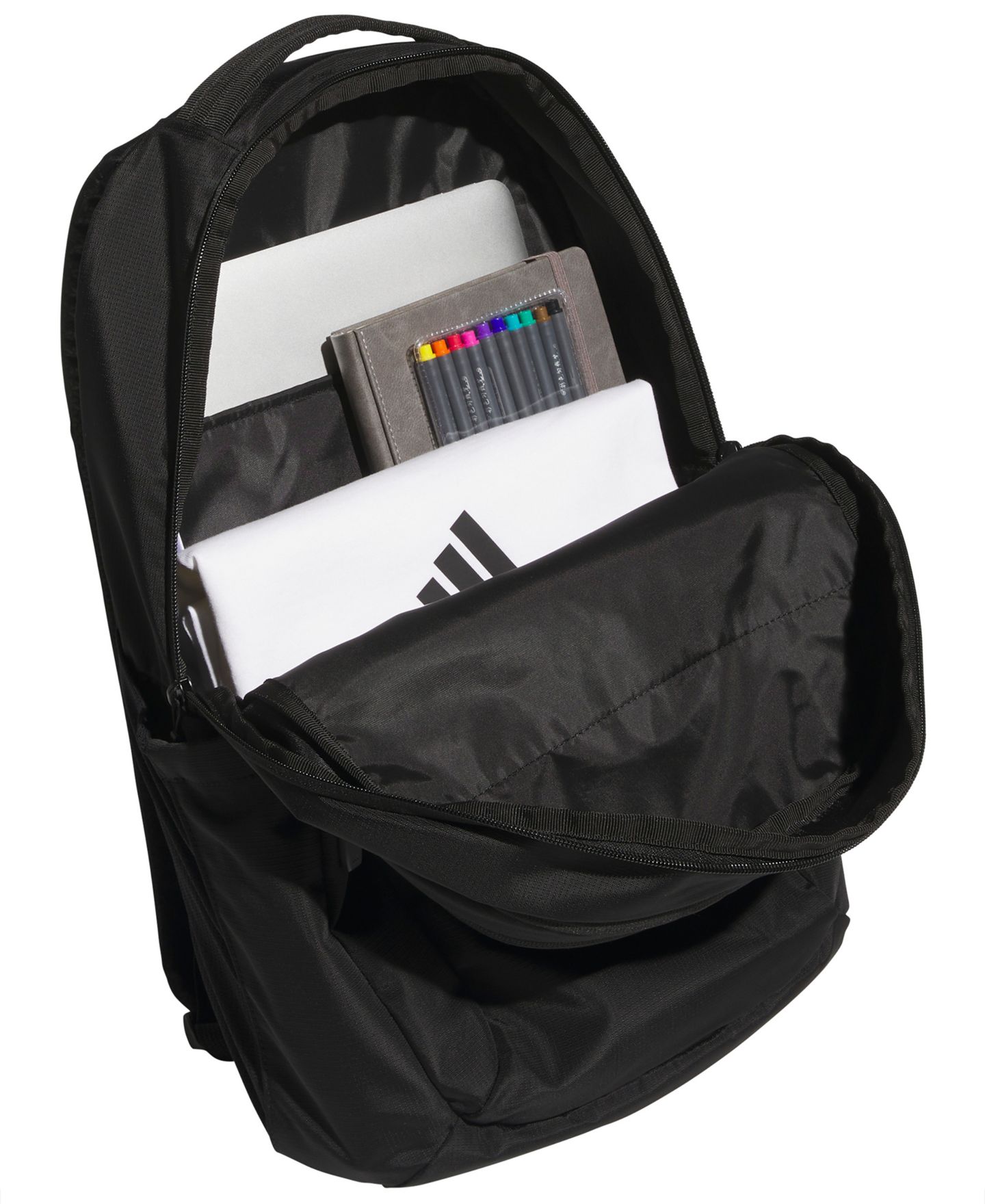 Рюкзак adidas Lightweight Padded Shoulder Straps Laptop, цвет: Чёрный — фото 3