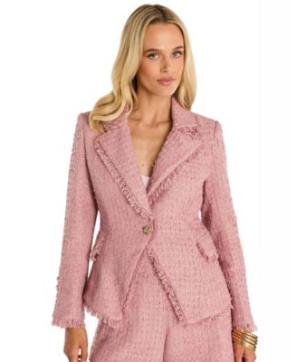 Women's Giselle Single Breasted Tweed Blazer