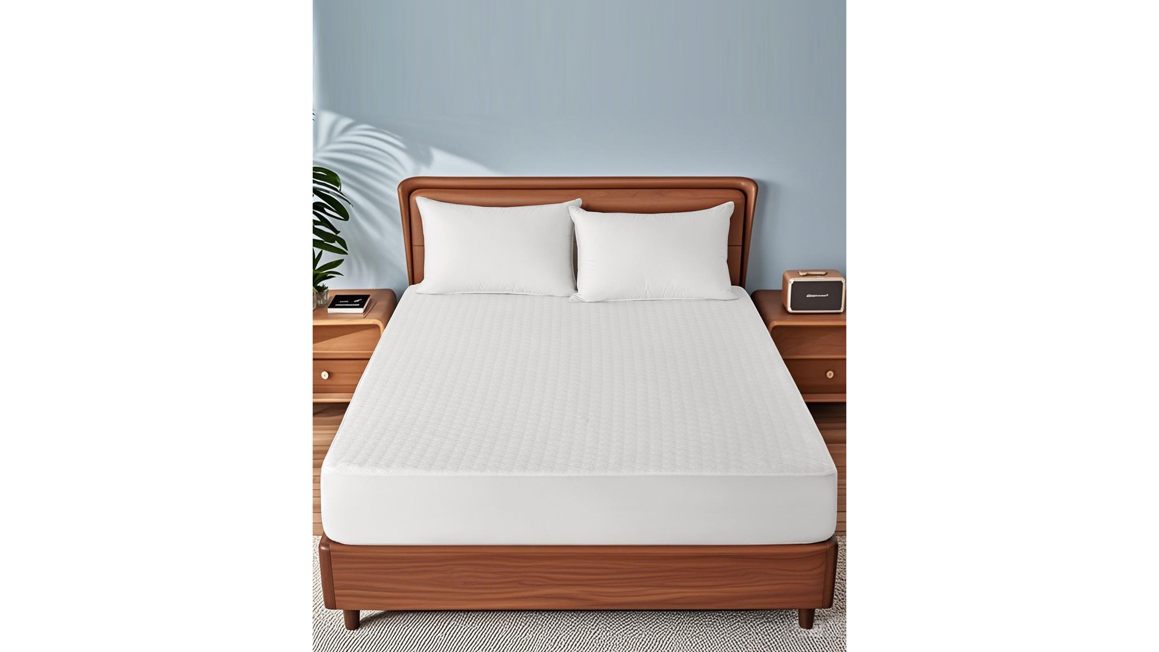 Unikome Cooling Waterproof 18" Mattress Protector, Full
