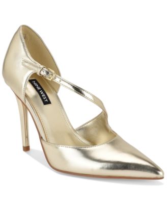 Women's Candela Asymetrical Strap Dress Pumps
