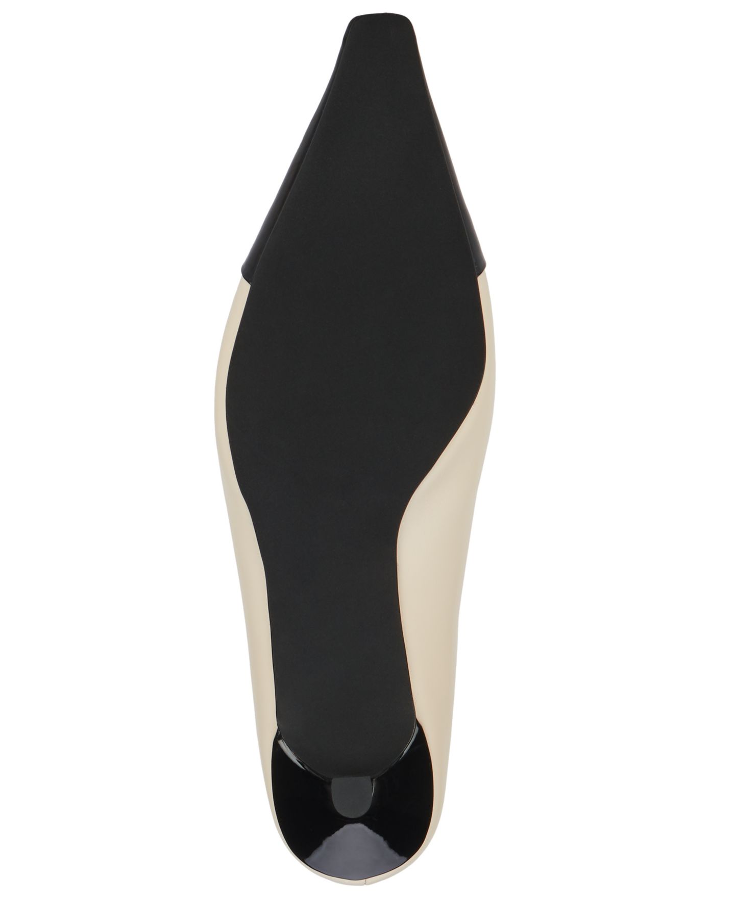 Женские сабо Jeffrey Campbell Investor Pointed Toe Dress Mules, цвет: Слоновая кость / Чёрный — фото 5