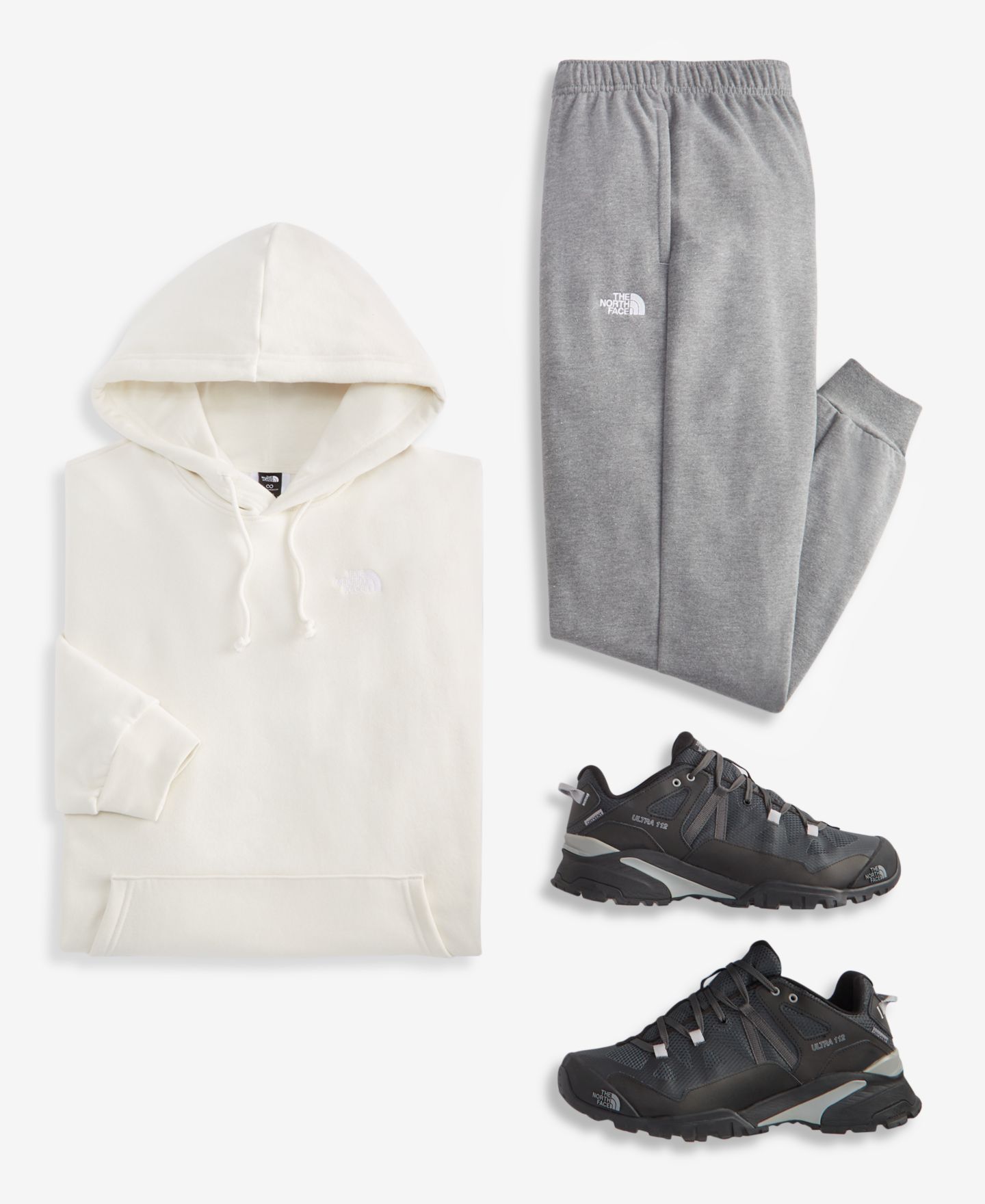 Мужские брюки The North Face Evolution Simple Dome Regular-Fit Jogger, цвет: Бледный серый меланжевый — фото 11