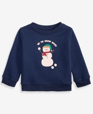 Baby Boys' Mix & Match Long-Sleeve Snowman Sweatshirt