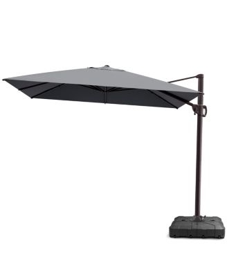 Outdoor Patio 9X11Feet Aluminum Cantilever Umbrella with Wheel Base