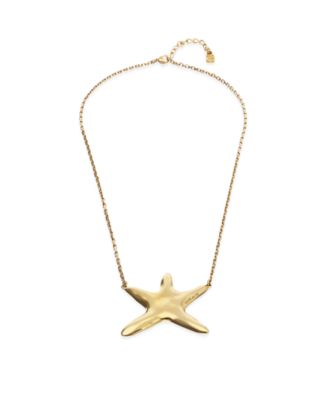 UNOde50 Long Gold-Tone with Star Pendant Necklace - Gold
