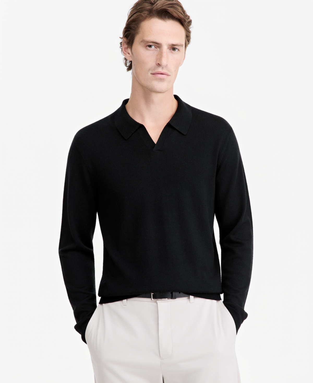 Alfani Mens Regular Fit Quilted Blazer With Removable Full Zip Bib Regular Fit Sweater Knit Johnny Collar Polo Shirt Regular Fit Stretch Pleated Jogge