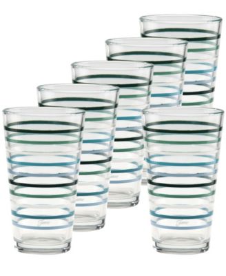 Aegean Tapered Cooler Glasses, Set of 6