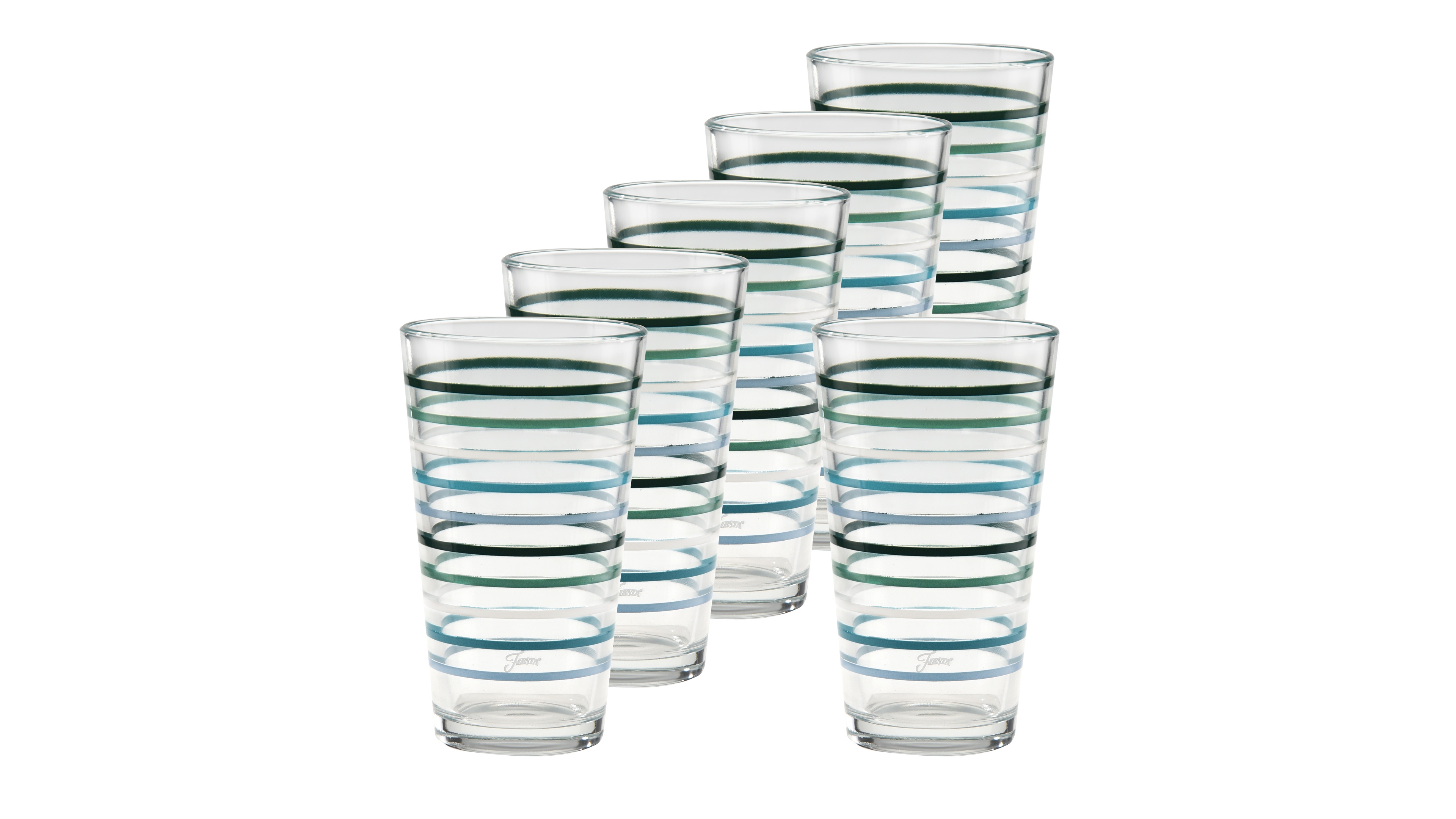 Fiesta Aegean Tapered Cooler Glasses, Set of 6
