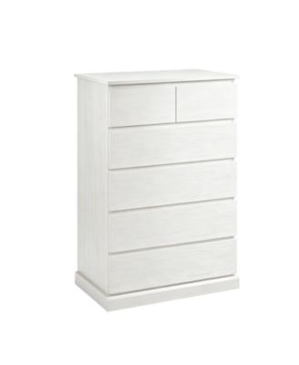6 Drawers Dresser for Bedroom, with Concealed Handles, Vertical Wood Storage Cabinet, Tall Dresser for Bedroom, Living Room, Entryway