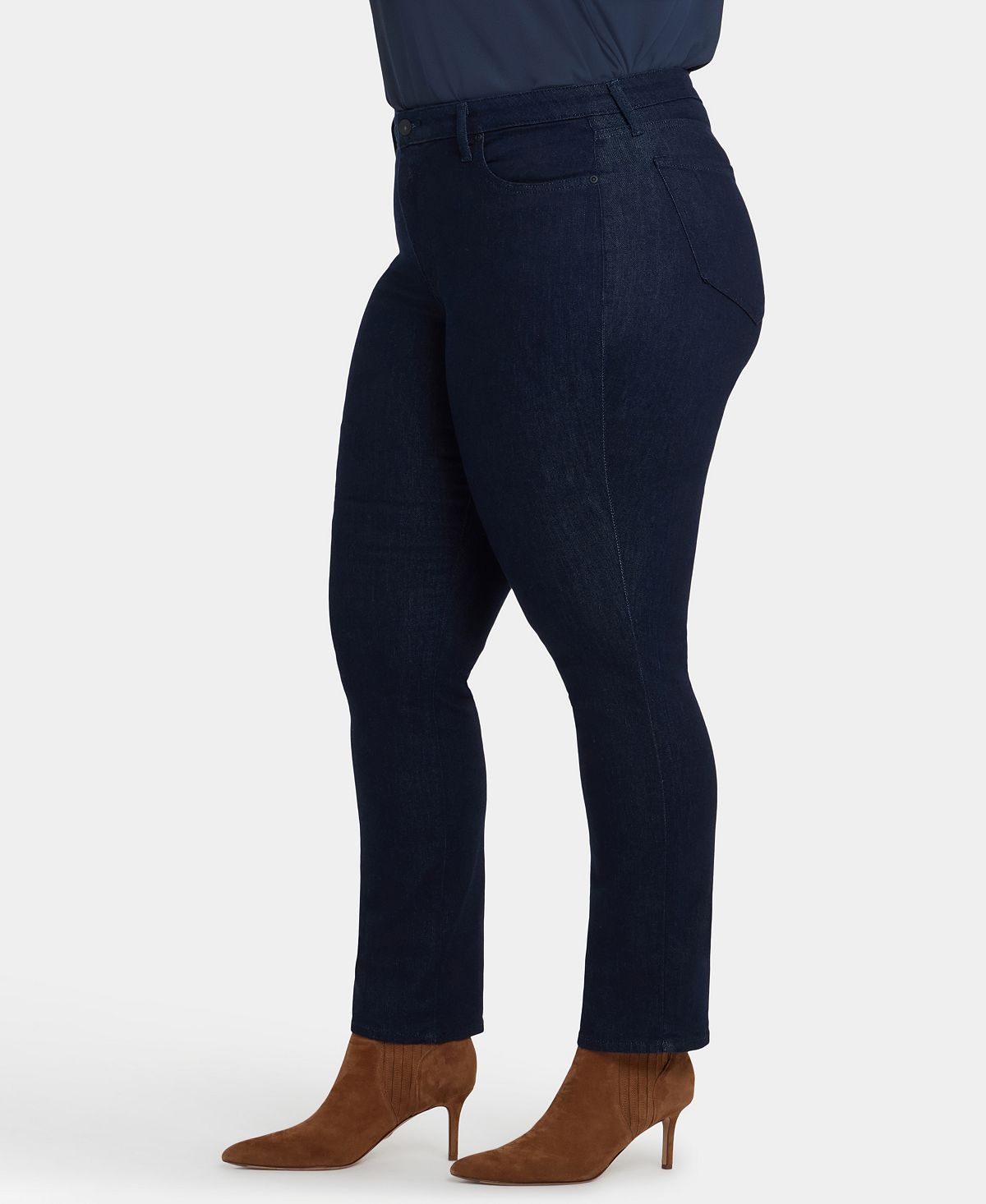 NYDJ Plus Size Sheri Slim Jeans view 3 — MAYCSS fashion products