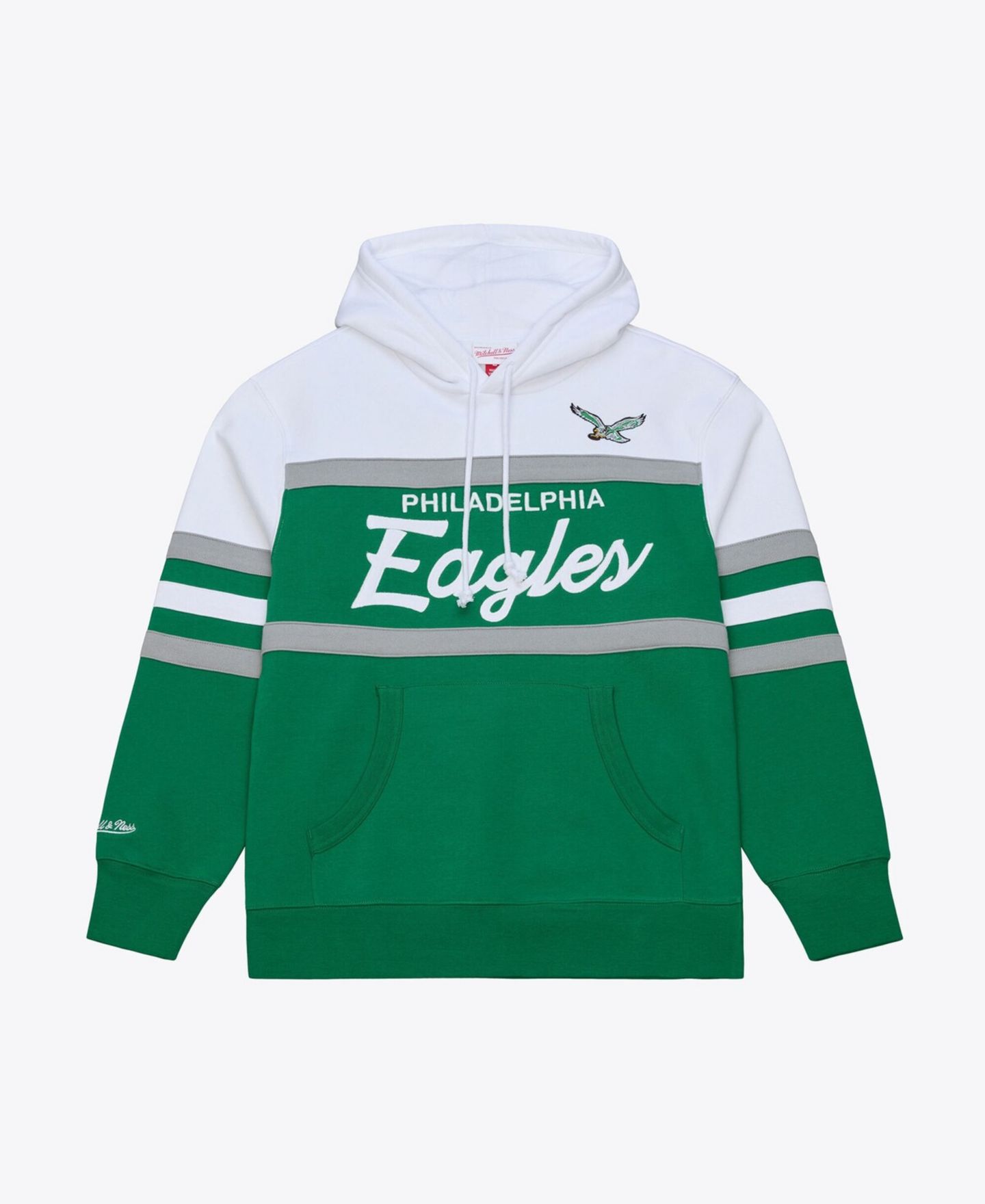 Мужское худи Nike Mitchell & Ness Kelly Green Philadelphia Eagles Head Coach — фото 1