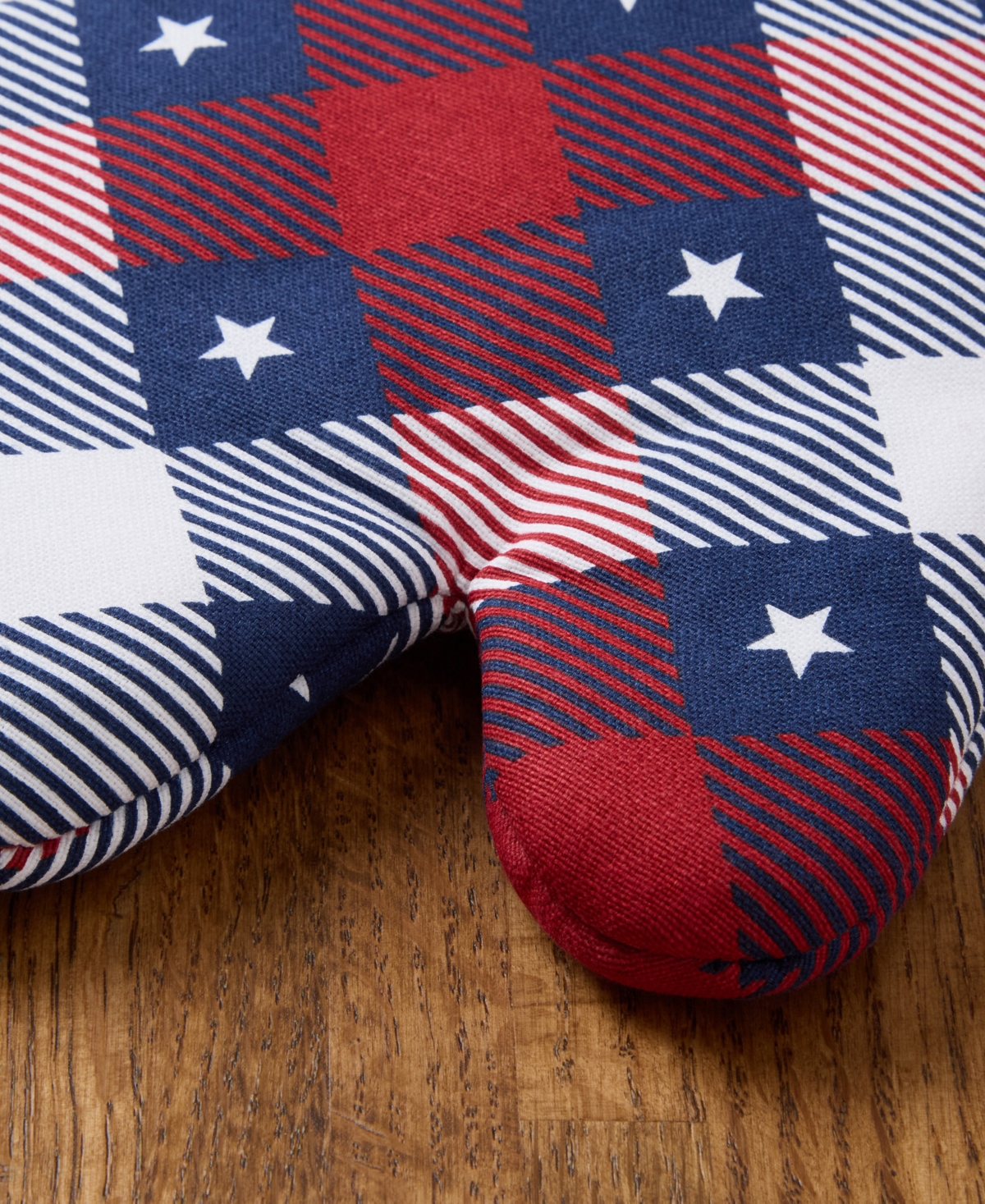 Town & Country Living Patriotic Plaid 4-Piece Kitchen Essentials Set