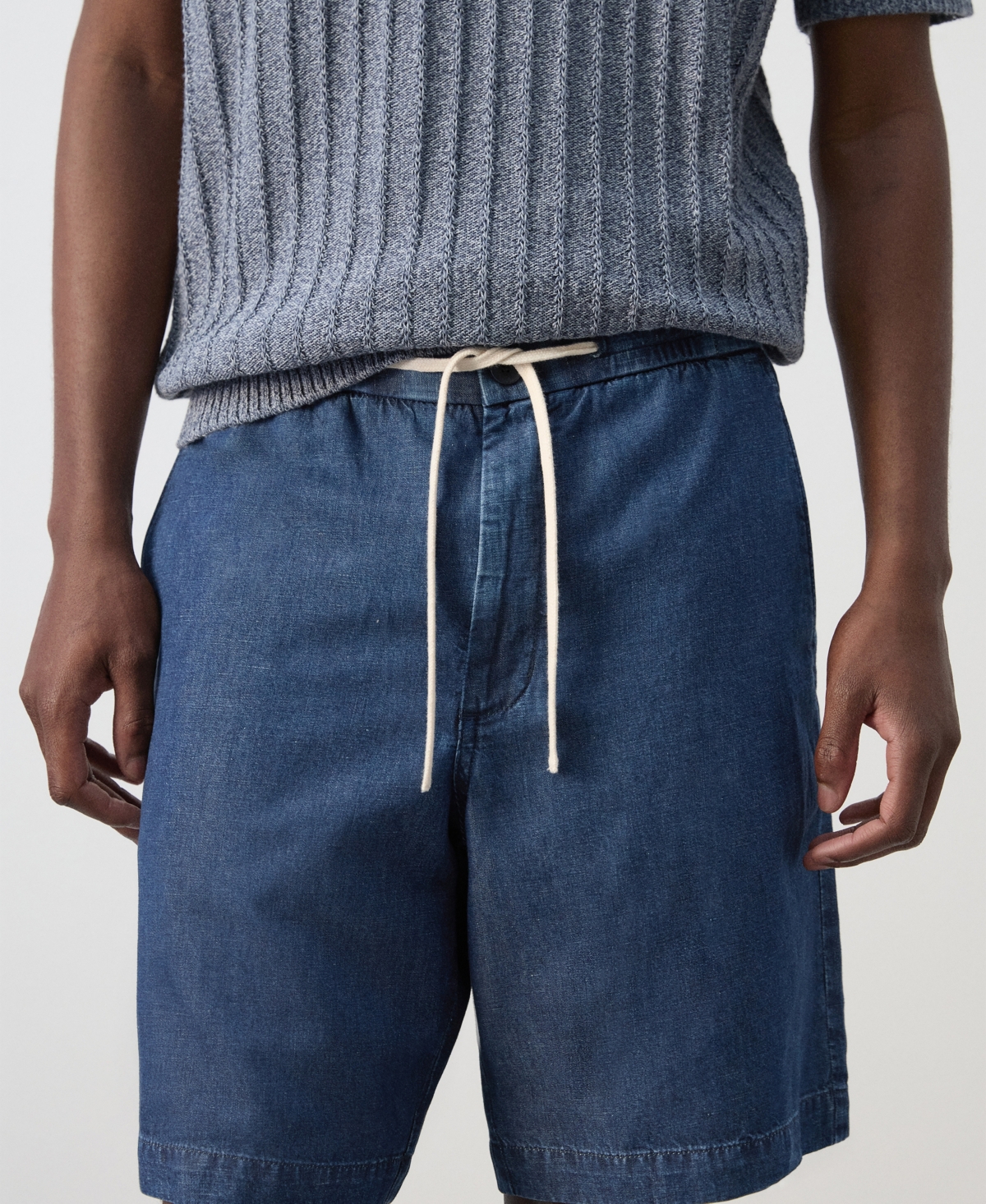 Mango Men's Cotton-Linen 8.54" Bermuda Shorts