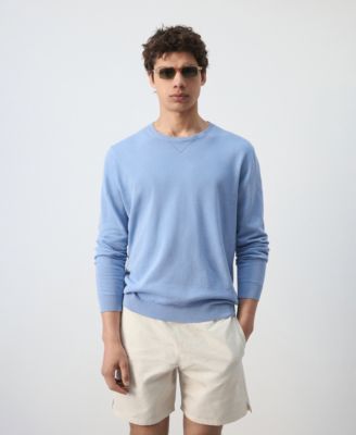 Men's Cotton Fine-Knit Sweater