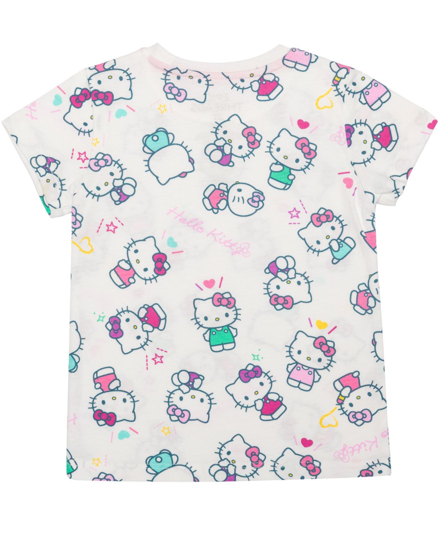 Футболка Epic Threads Hello Kitty Short-Sleeve T-Shirt для девочек-малышей, цвет: Белый — фото 2