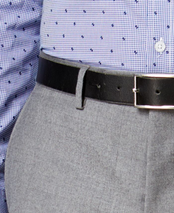 Vince Camuto Men's Slim-Fit Medium Gray Flannel Suit - Macy's