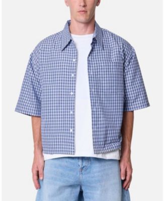 Men's Crispy Poplin Over Button Up Shirt