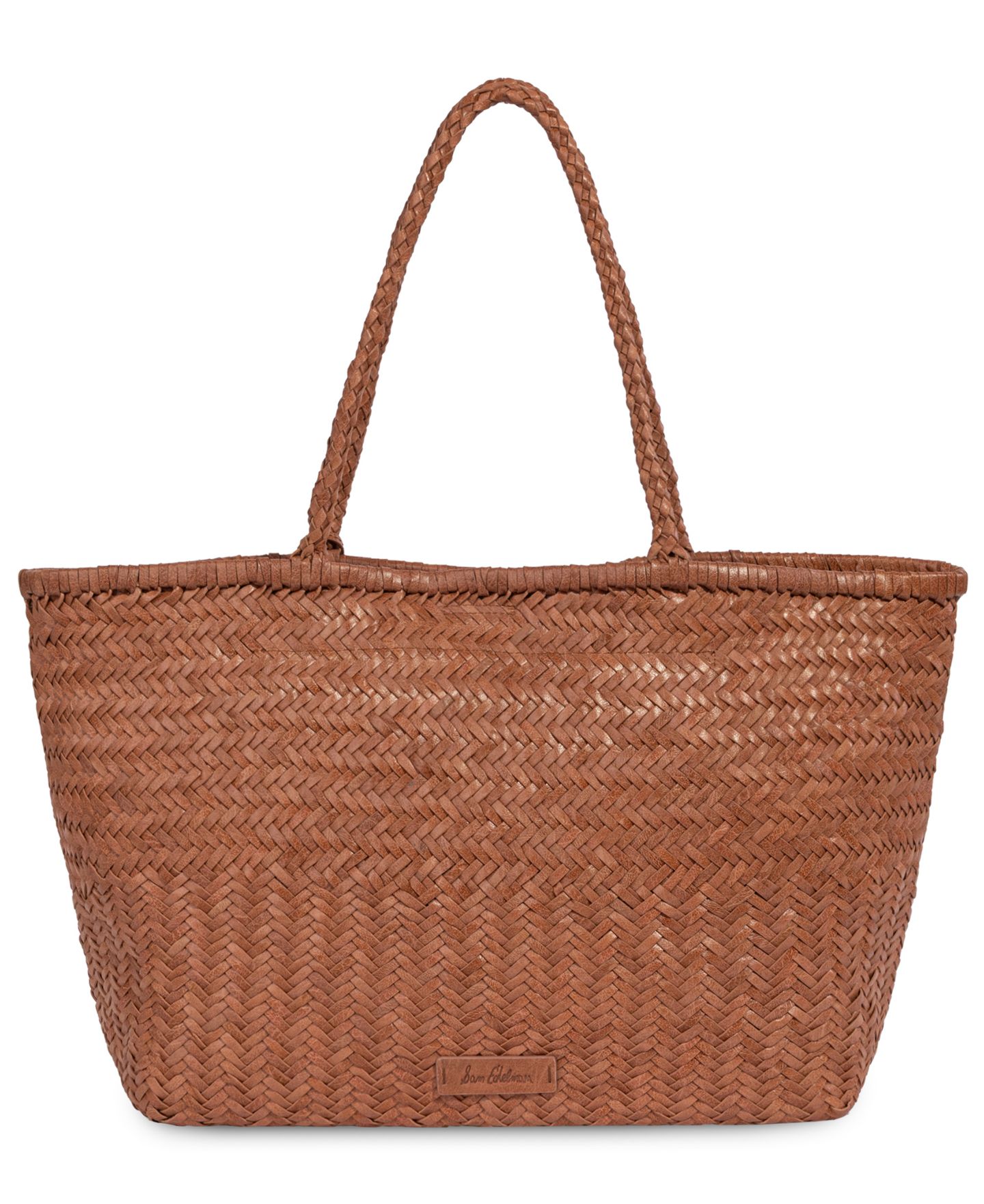 Женская сумка Sam Edelman Kasey Large Tote Handbag, цвет: Седельно-коричневый — фото 2