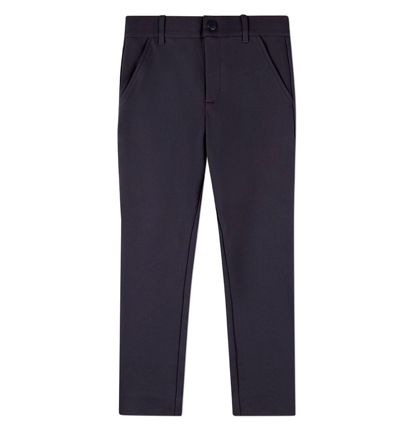 Брюки MeMoi Rayon-Blend 2-Pocket Solid-Color Stretch Knit Dress Pants для мальчиков-малышей — фото 1