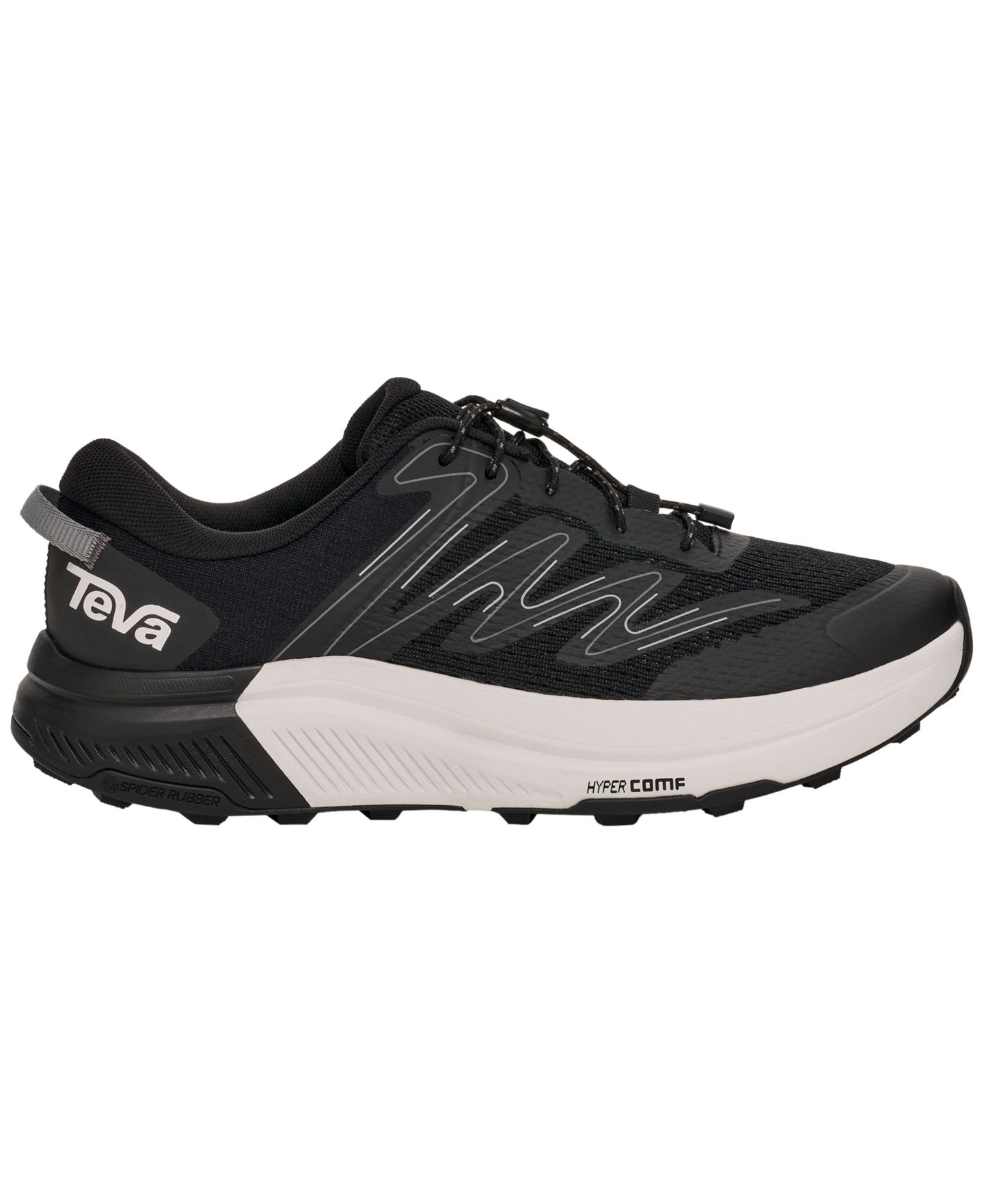 Мужские кроссовки Teva Hurricane Trailsetter Trail Running, цвет: Чёрный / Серый — фото 2