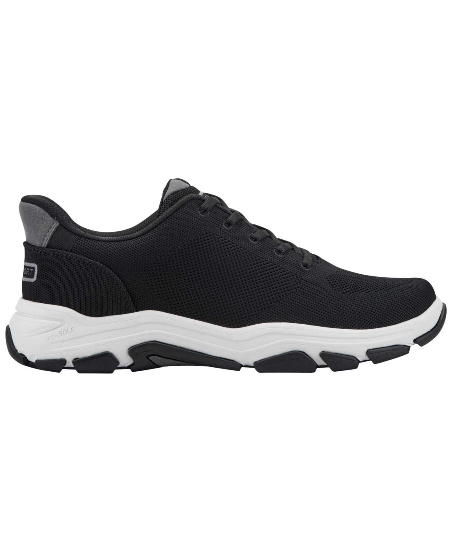 Мужские кроссовки Rockport Rafferty Step Activated Casual, цвет: Чёрный — фото 2
