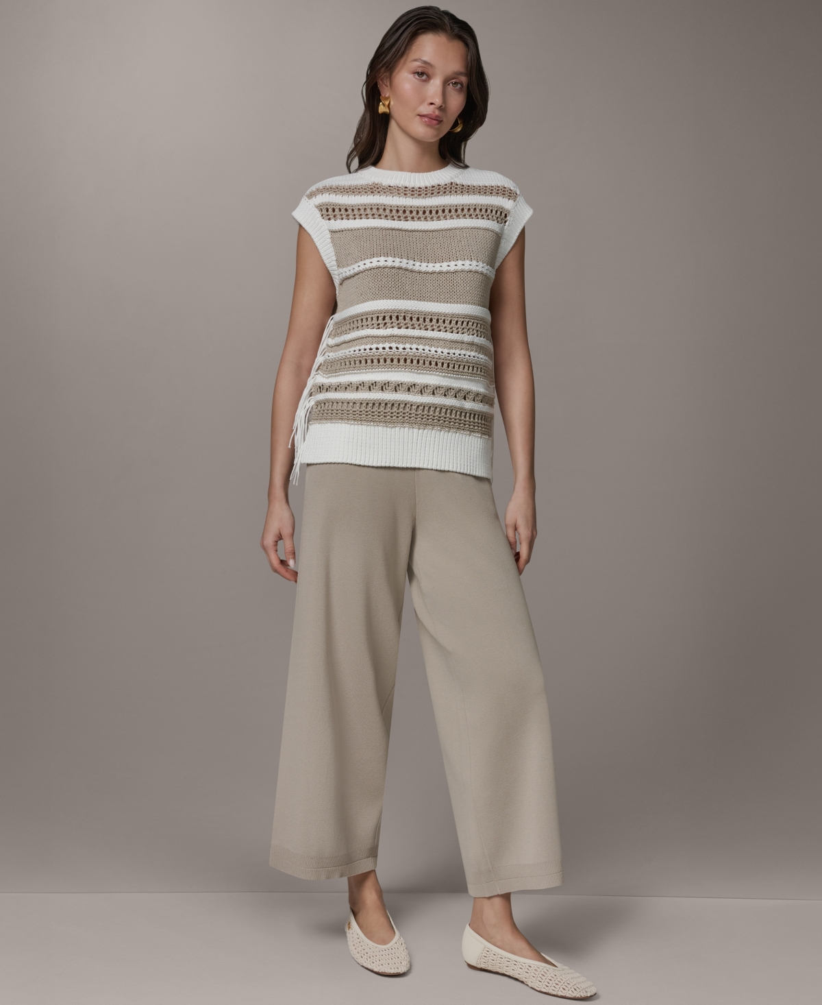 Donna Karan Weekend Women's Sleeveless Crewneck Sweater