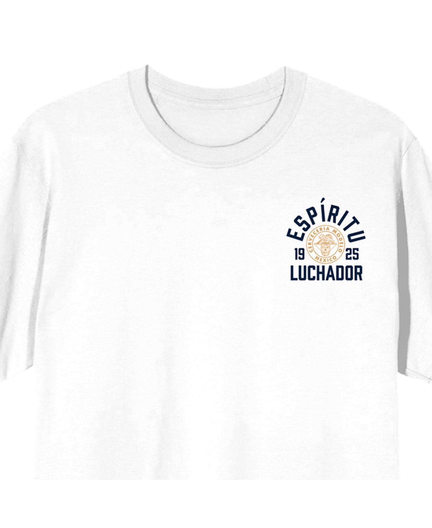 Мужская футболка Modelo Big & Tall The Fighting Spirit Crew Neck Short Sleeve White, цвет: Белый — фото 10