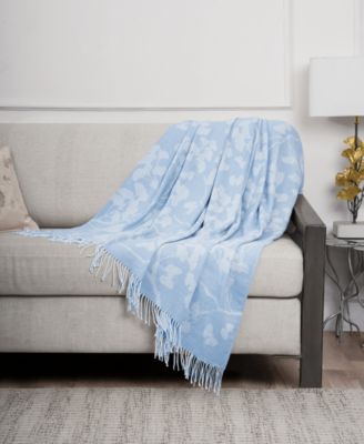 Butterfly Gingko Throw, 60" x 70"