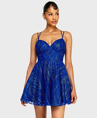 macys hoco dresses Silver Homecoming Macys Hoco Dress Macy's XL