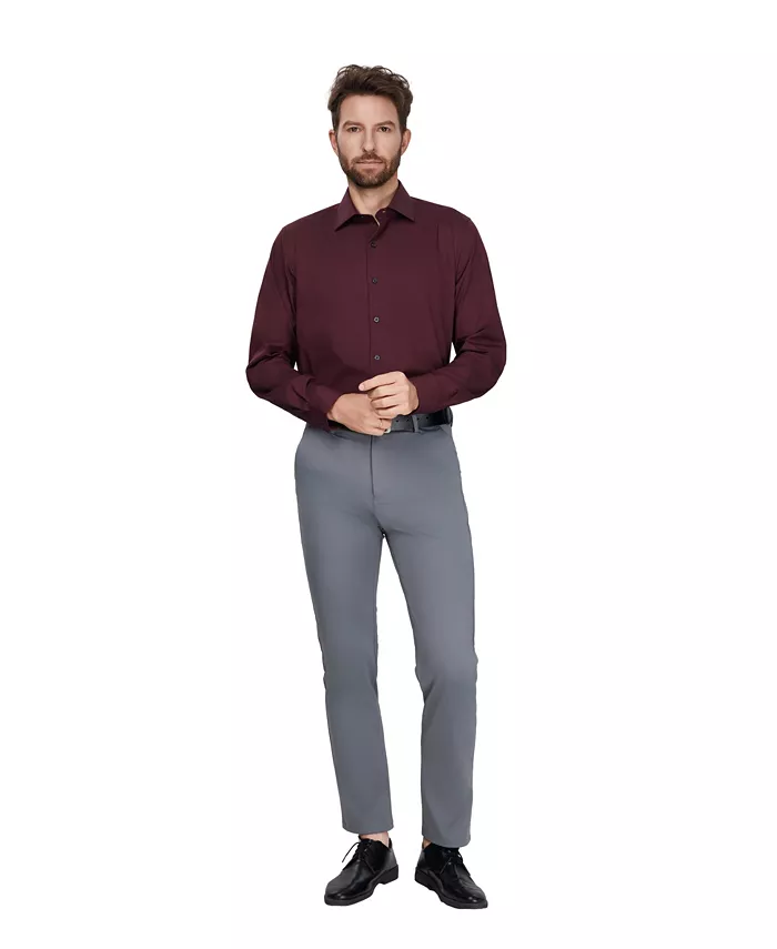 Men's Regular-Fit Solid Dress Shirt - thumbnail 10