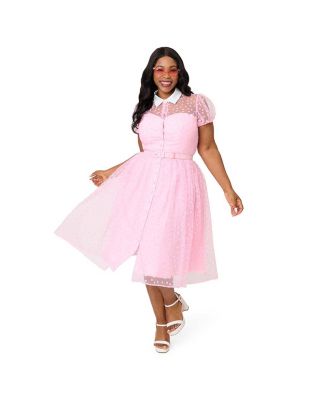 vintage dresses plus size Unique 1 x Womens Dress Vintage looking Plus Size Dresses