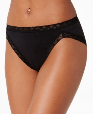 Natori Bliss French Cut 3-pack Brief 152058mp In Black/cafe/white
