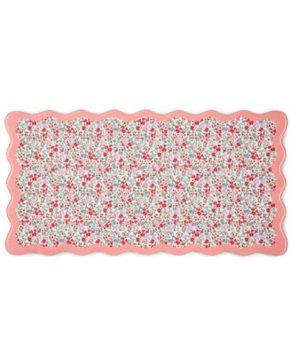 Field Flowers Scallop Edge Comfort Kitchen Mat, 39" x 19.69"