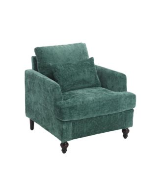 Modern Accent Chair Lounge Chair for Living Room,Tufted Club Chair, Mid Century Modern Arm Chairs with Studded,for Bedroom