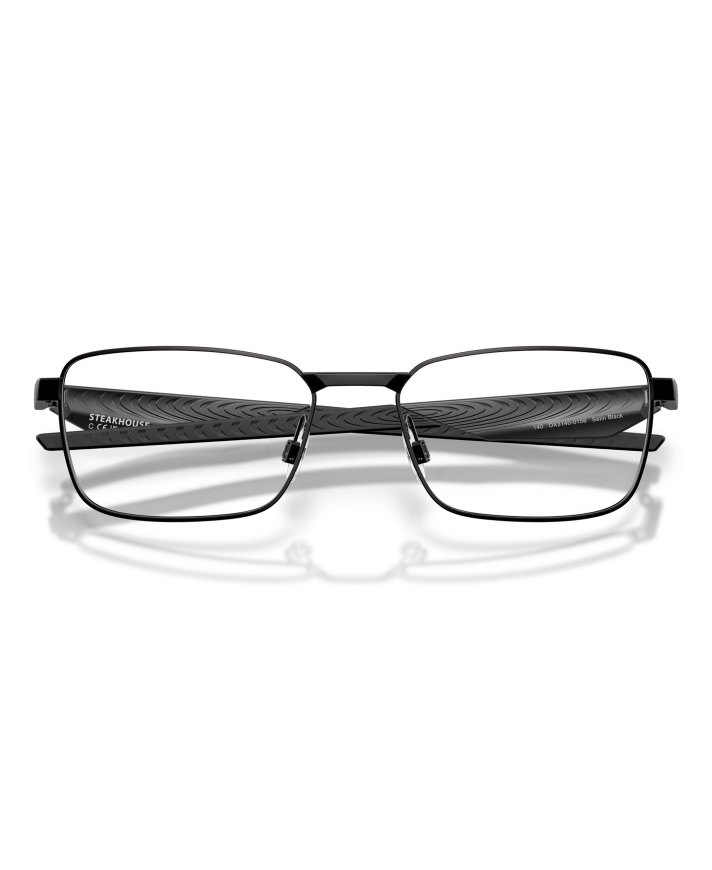 Очки Oakley Unisex Rectangle Metal OX3140 Steakhouse Eyeglasses, цвет: Атласный чёрный — фото 6