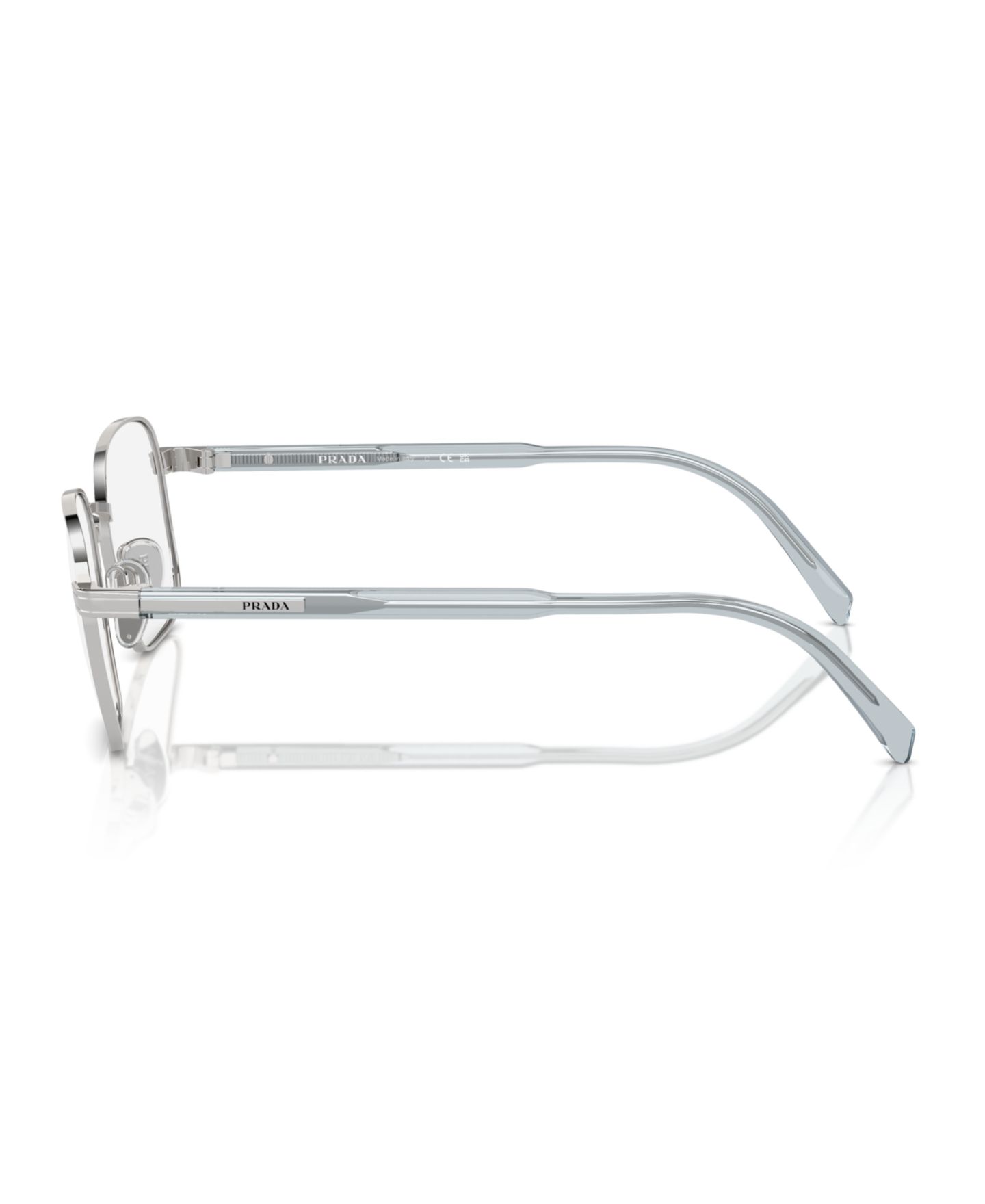 Мужские очки Prada Eyeglasses, PR A55V, цвет: Серебряный — фото 3