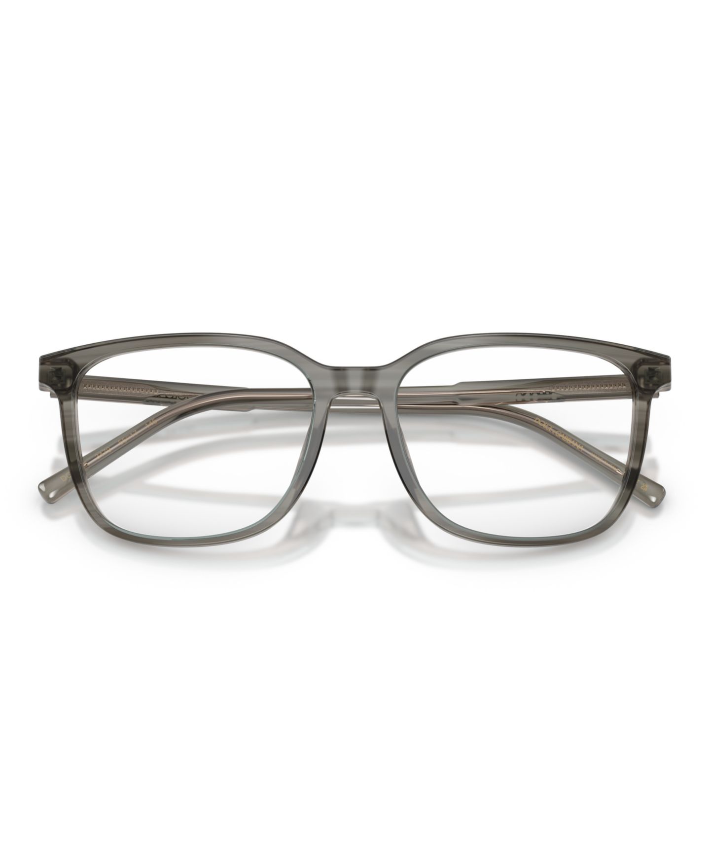Мужские очки Dolce&Gabbana Man Square Plastic DG3445 Eyeglasses, цвет: Серый полосатый серый — фото 3
