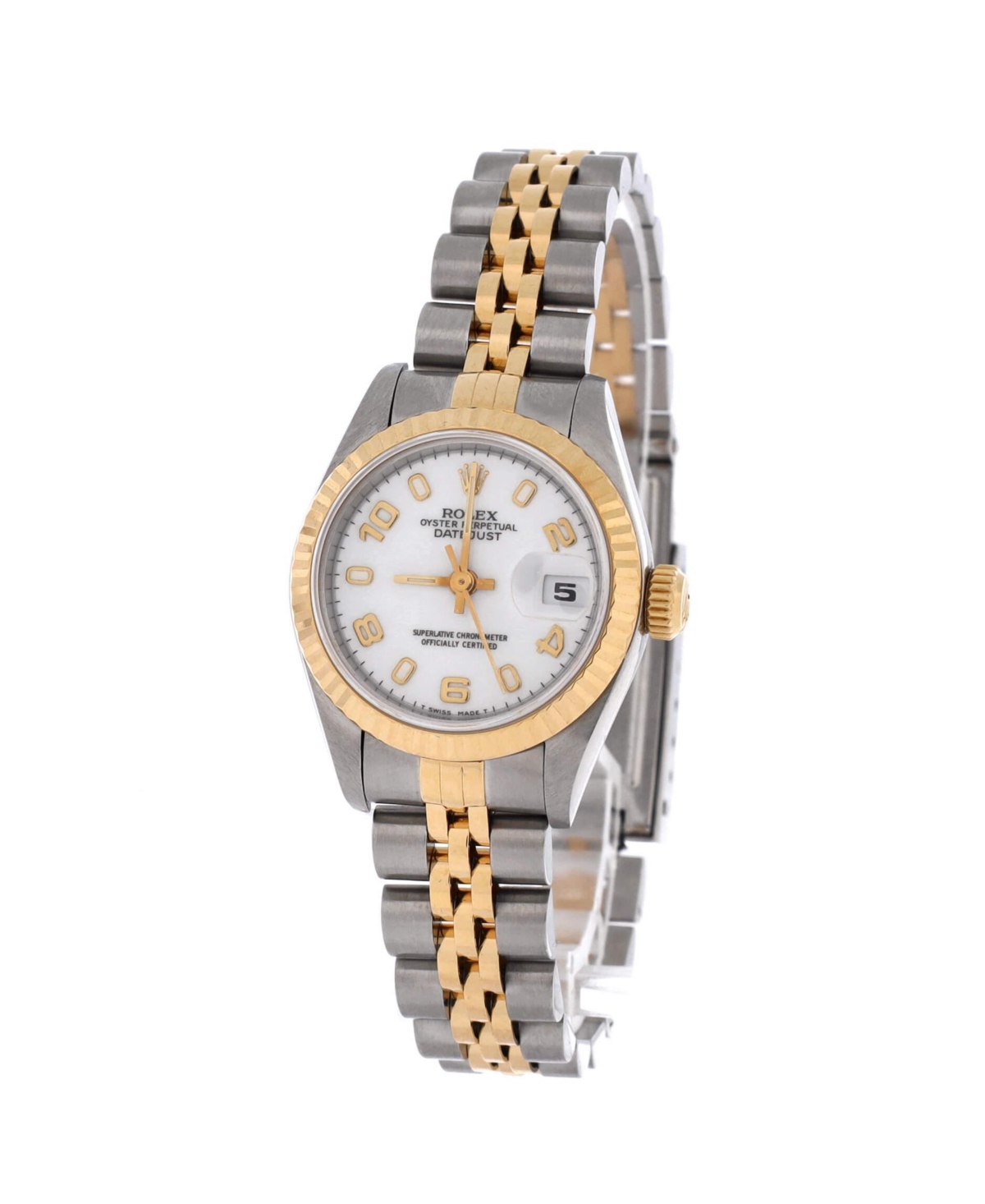 Pre-Owned Rolex Oyster Perpetual Datejust Automatic Watch in Stainless Steel and Gold 26mm