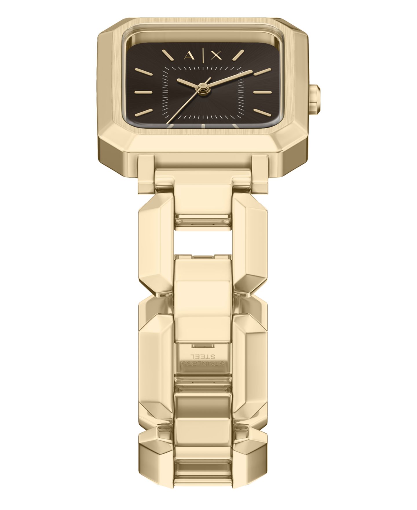 Женские часы A|X Armani Exchange NA Quartz Gold Stainless Steel 27mm — фото 4