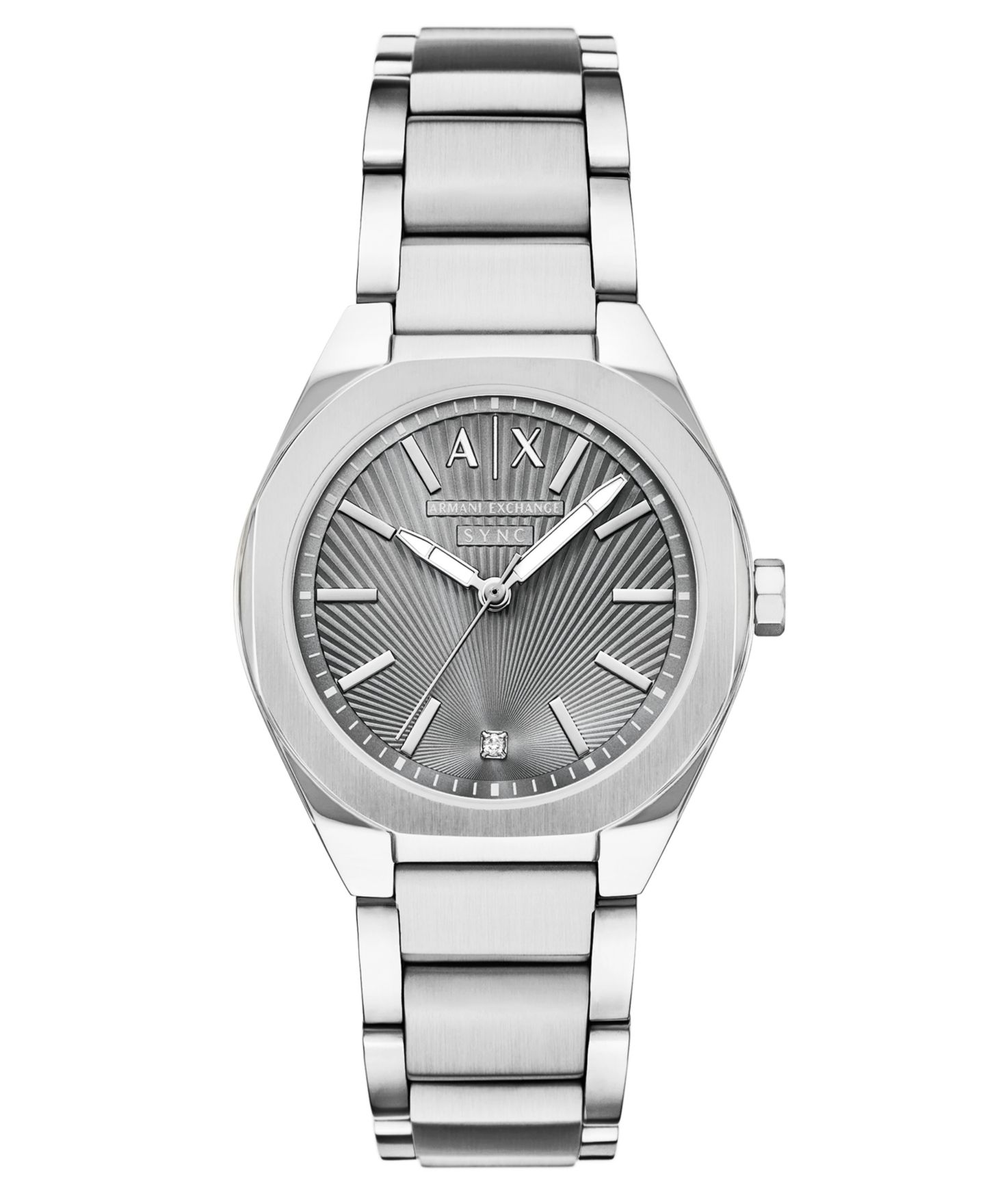 Женские часы A|X Armani Exchange Sync Quartz Silver Stainless Steel 36mm — фото 1