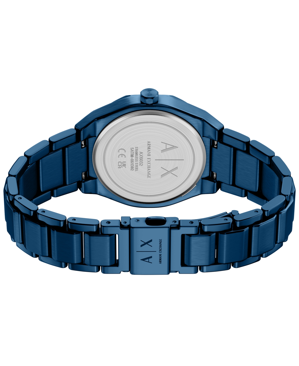 Armani Exchange Women's Sync Quartz Blue Stainless Steel Watch 36mm