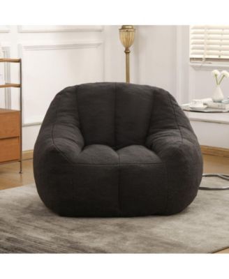 Bean Bag Sofa with Tufted Soft Stuffed Filling Fluffy and Lazy Sofa Comfy Cozy BeanBag Chairs